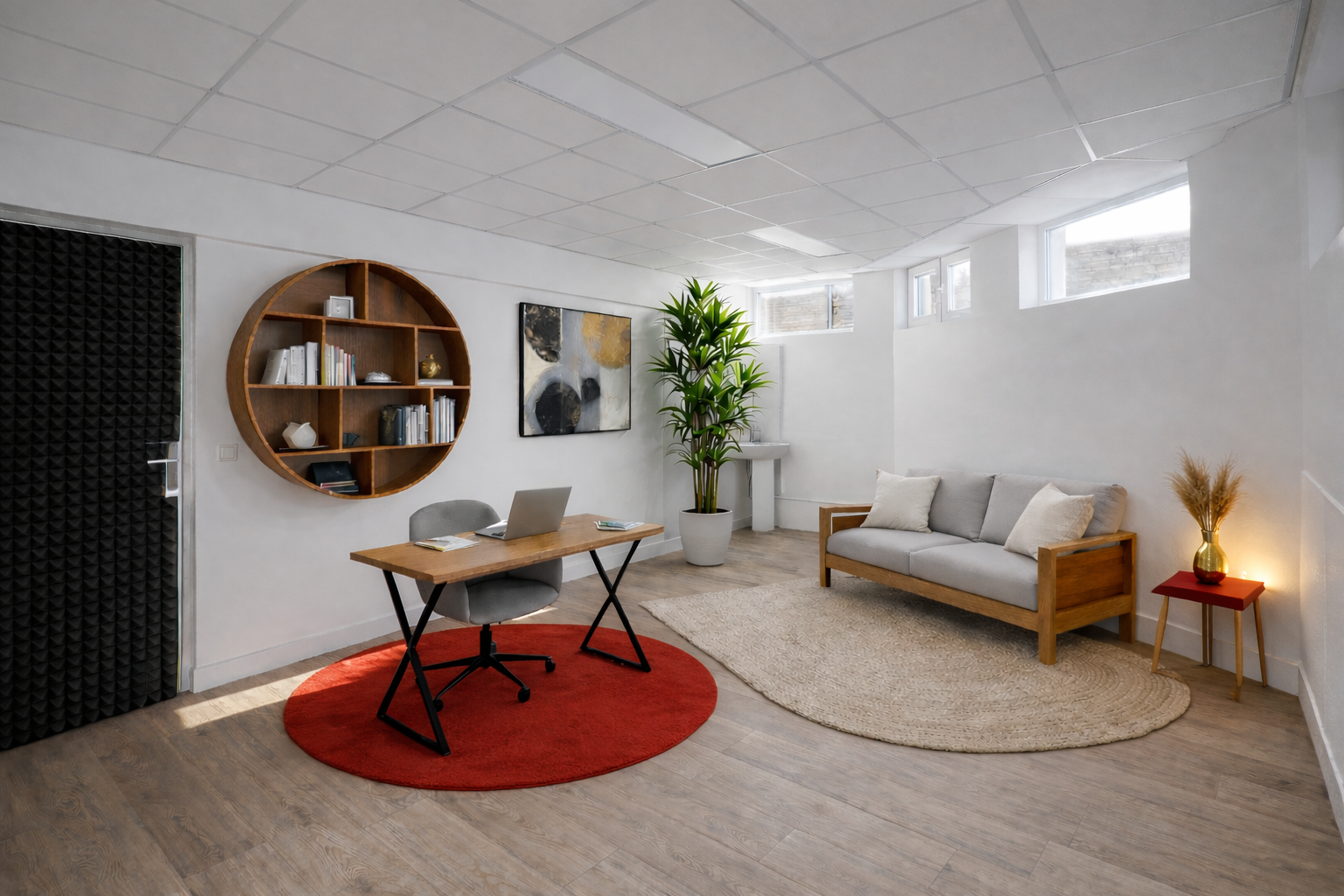 bureau 7 à louer à puilboreau vue sud - location de bureaux la rochelle